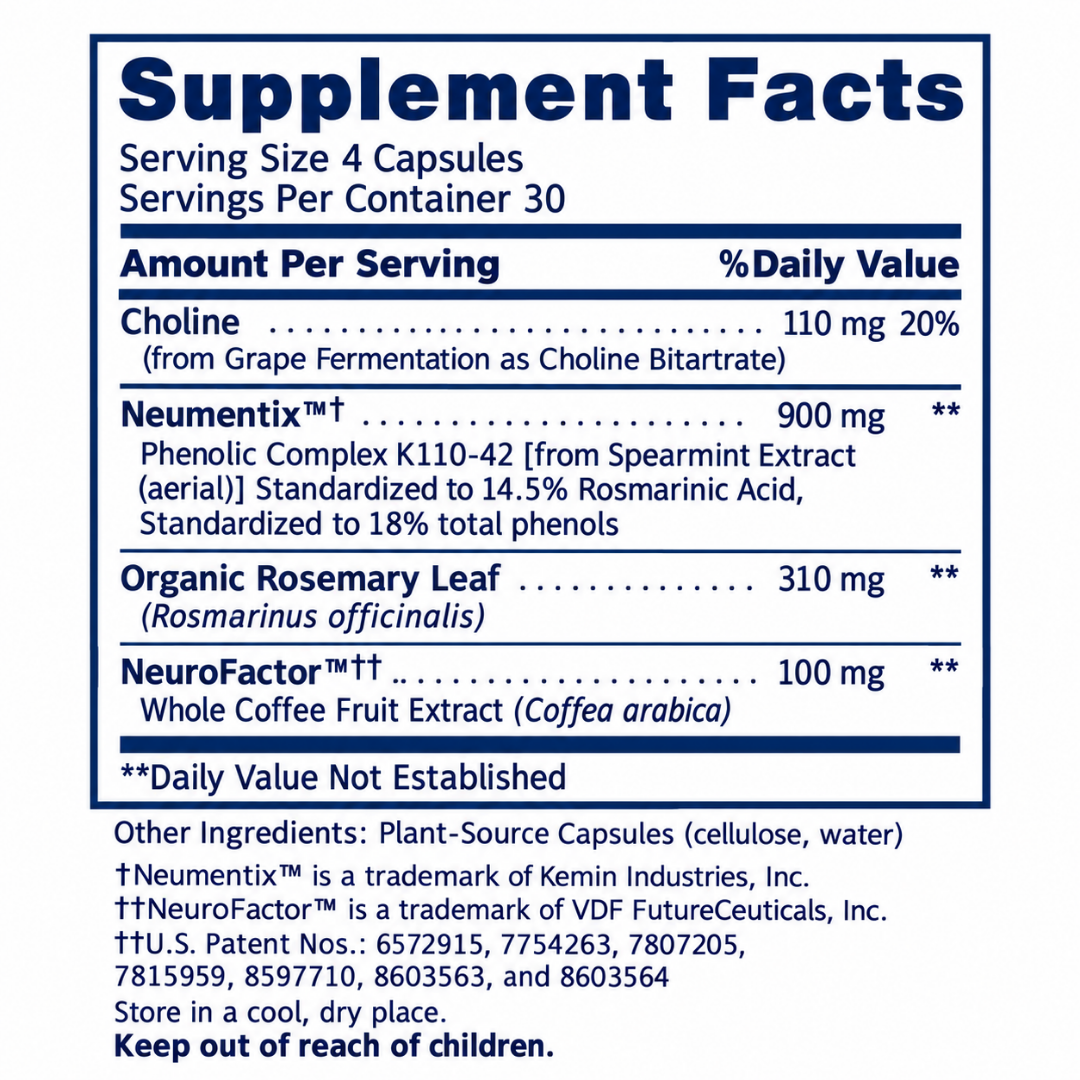 CogniTropic™ by Premier Research Labs - 120 Capsules